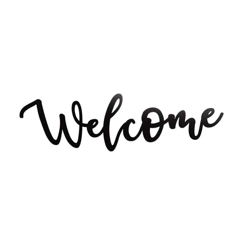 Welcome Above Door Sign