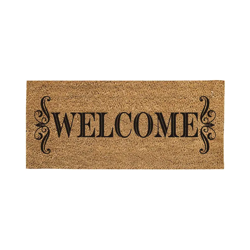 Welcome Flocked Sassafras Coir Switch Mat,2rmc1275lm