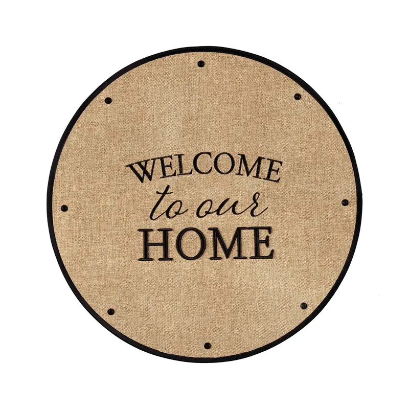 Welcome to Our Home Sassafras Switchable Door Decor Insert,2idi1823
