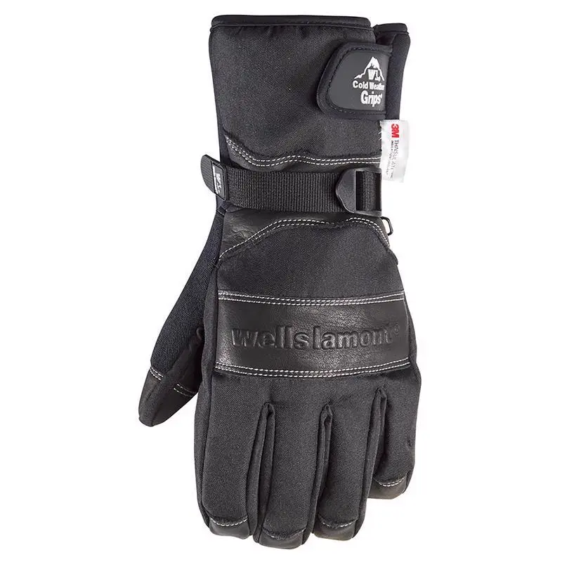 Wells Lamont Cold Weather Grips XL Cowhide Leather Winter Black Gloves - Deal of The Week