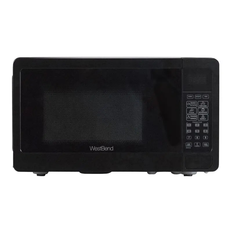 West Bend 0.7 cu ft Black Microwave 700 W - Deal of The Week