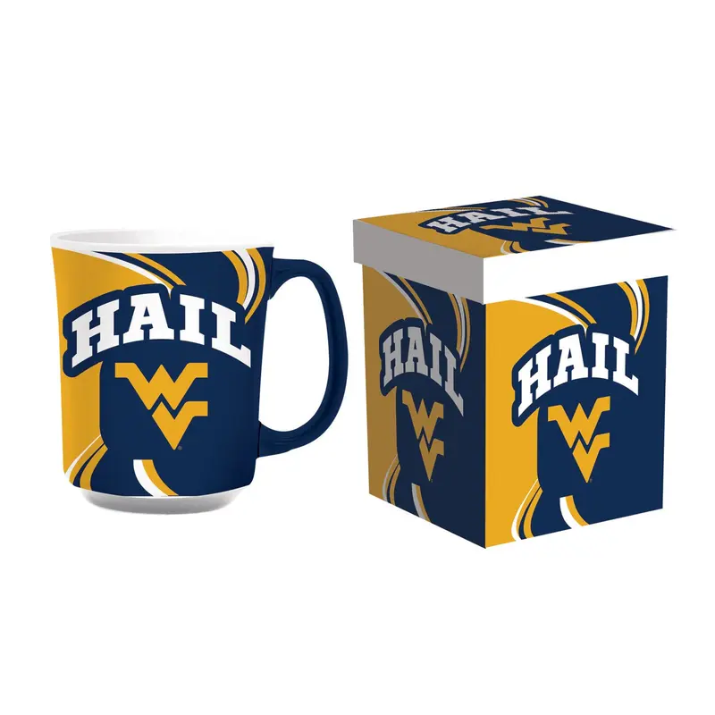 West Virginia University, 14oz Ceramic with Matching Box,3rca967