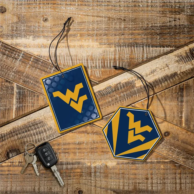 West Virginia University Air Freshener, Set of 2