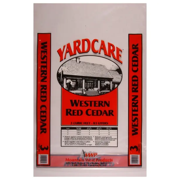 Western Red Cedar Mulch 3 Cu. Ft. Bags