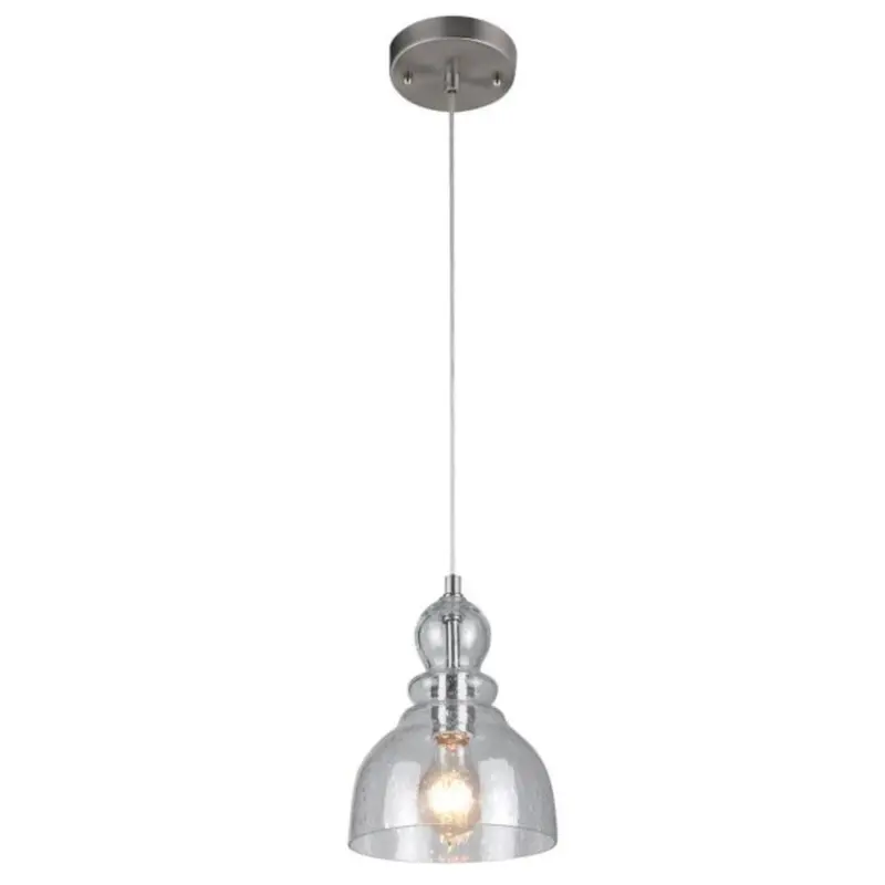 Westinghouse Fiona Brushed Nickel 1 lights Mini Pendant Light - Open Box