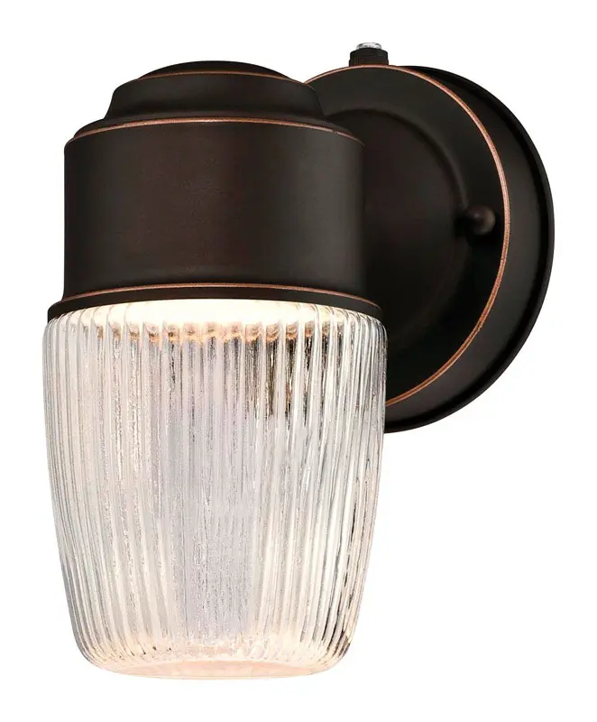 Westinghouse Oil Rubbed Bronze Clear Dusk to Dawn LED Lantern Fixture - Open Box