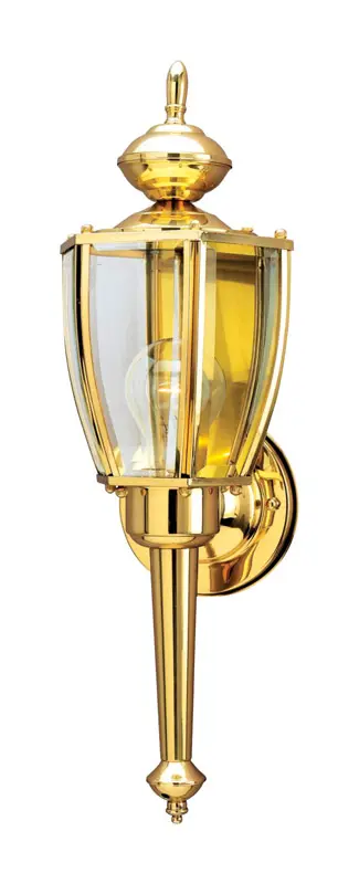 Westinghouse Polished Brass LED Wall Lantern - Open Box