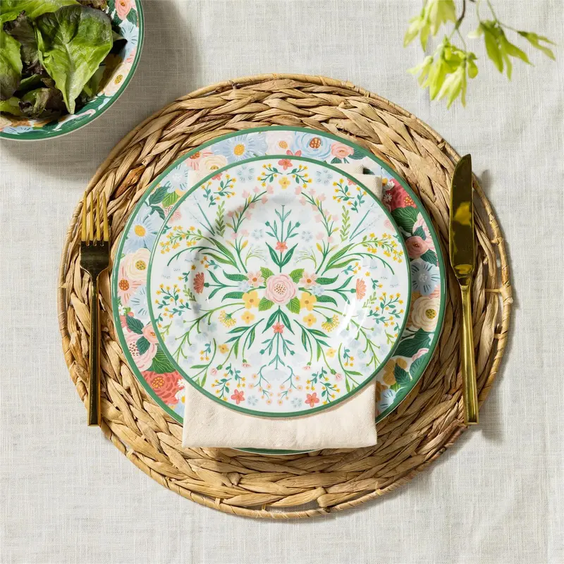 What She Shed Plate Melamine Salad Plate, 8"