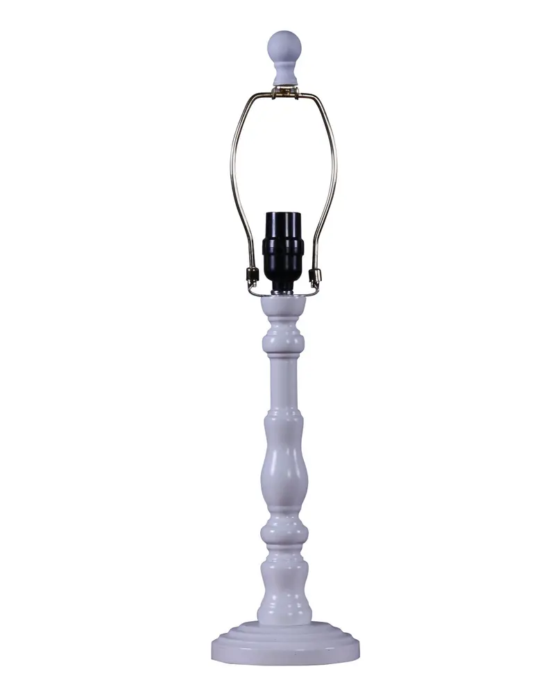 White Classic Urn Shape Table Lamp Base By Homeroots