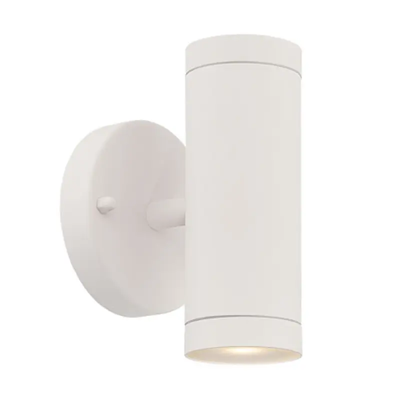 White LED Two Light Can Shape Wall Sconce By Homeroots
