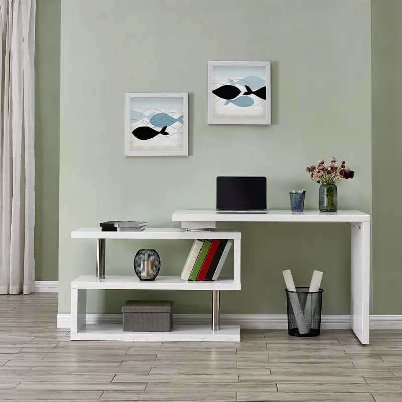White Multifunctional Desk By Homeroots