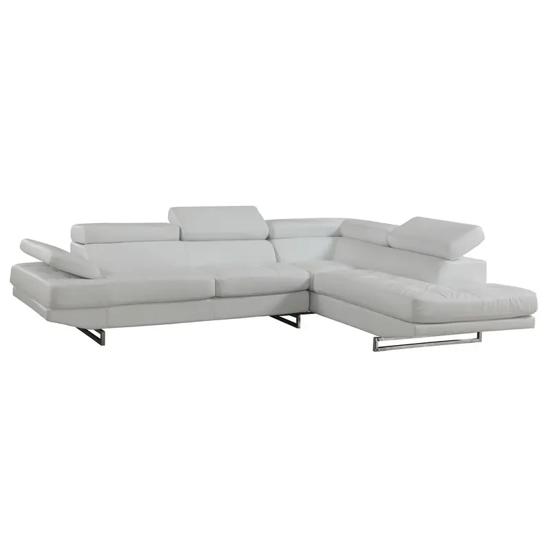 White Sectional LAF By Homeroots