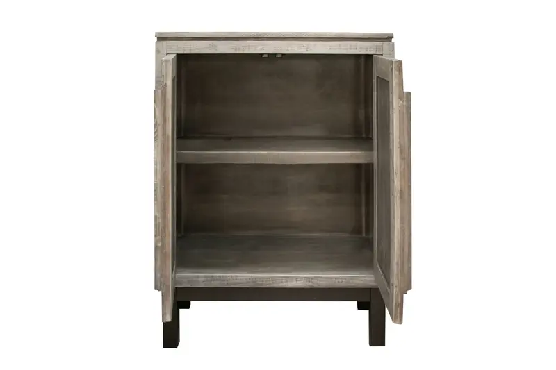 White Solid and Manufactured Wood Distressed Buffet Table By Homeroots