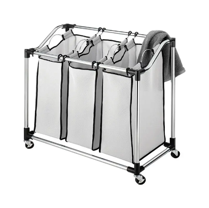 Whitmor Gray Duramesh Nylon Laundry Sorter - Open Box