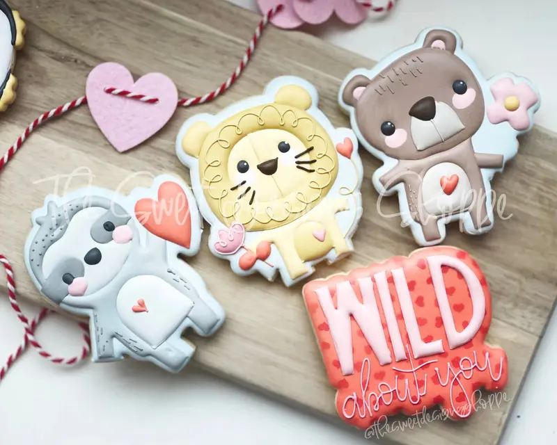 Wild about You Cookie Cutters Set - Set of 4 - Cookie Cutters