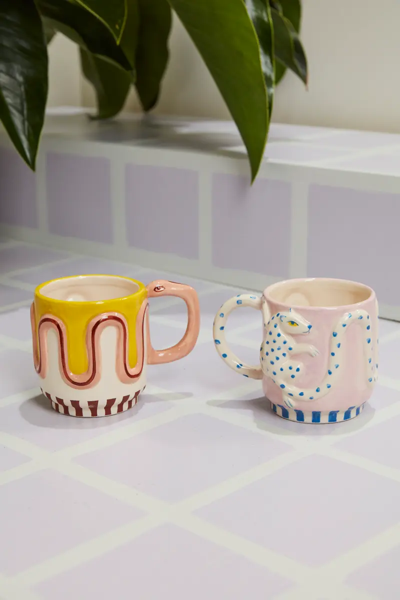 Wild Tails Mug Set of 4 By Accent Decor