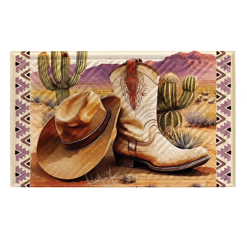 Wild West Embossed Mat
