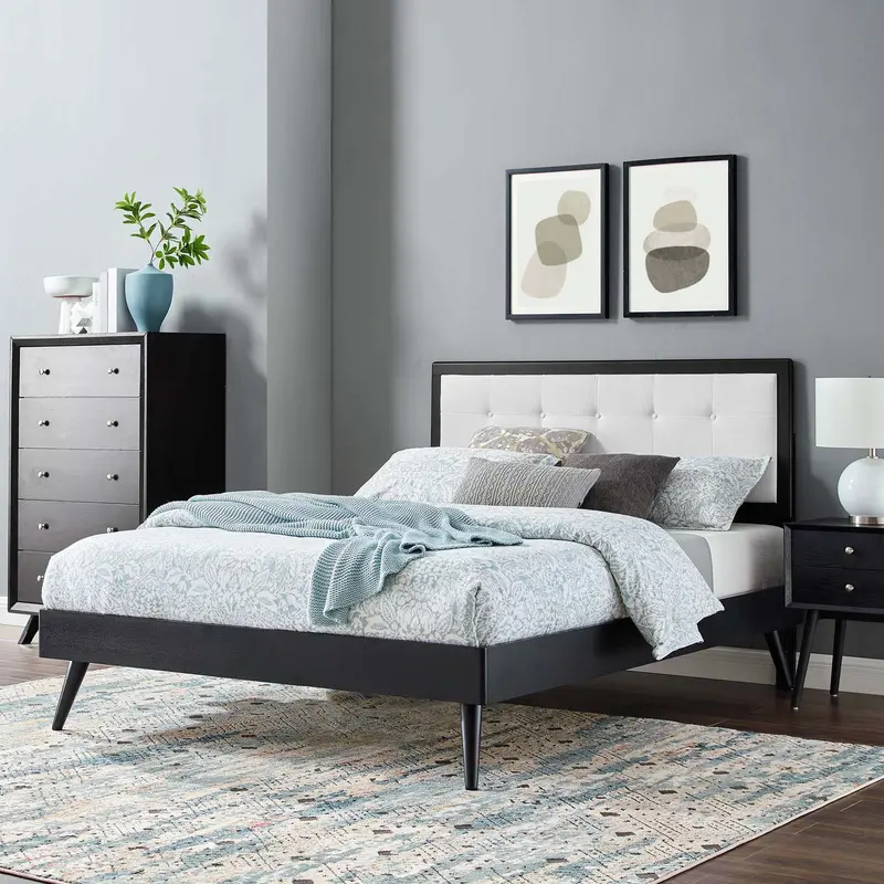 Willow Twin Wood Platform Bed With Splayed Legs By Modway - MOD-6639