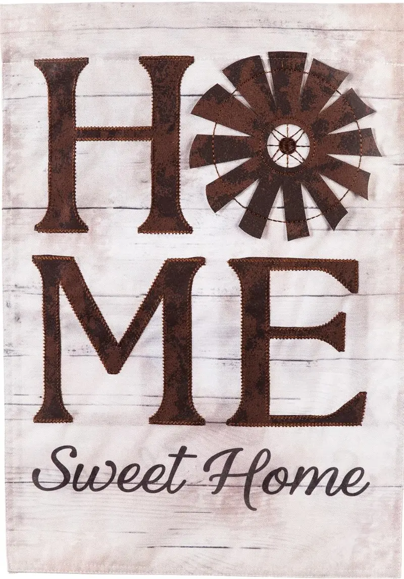 Windmill Home Sweet Home Suede House