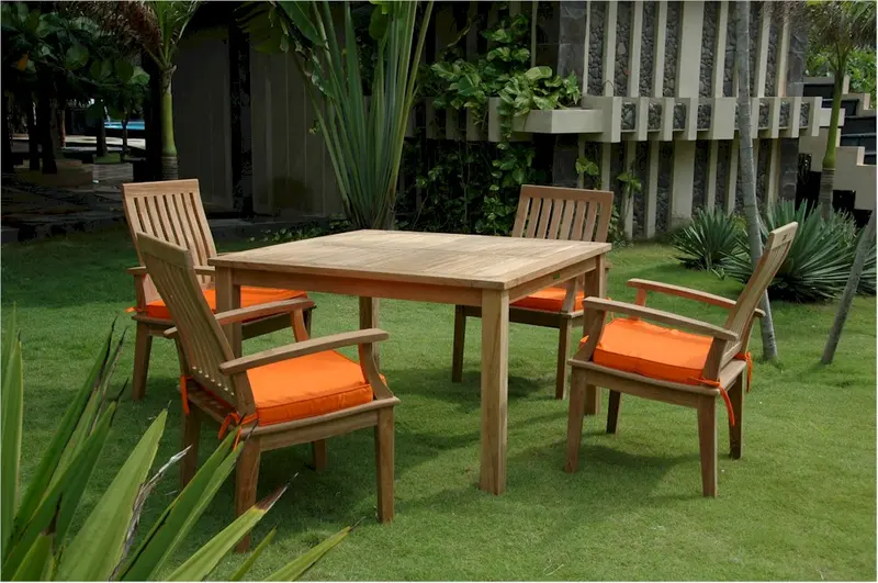 Windsor Brianna 5-Pieces Dining Table Set By Anderson Teak