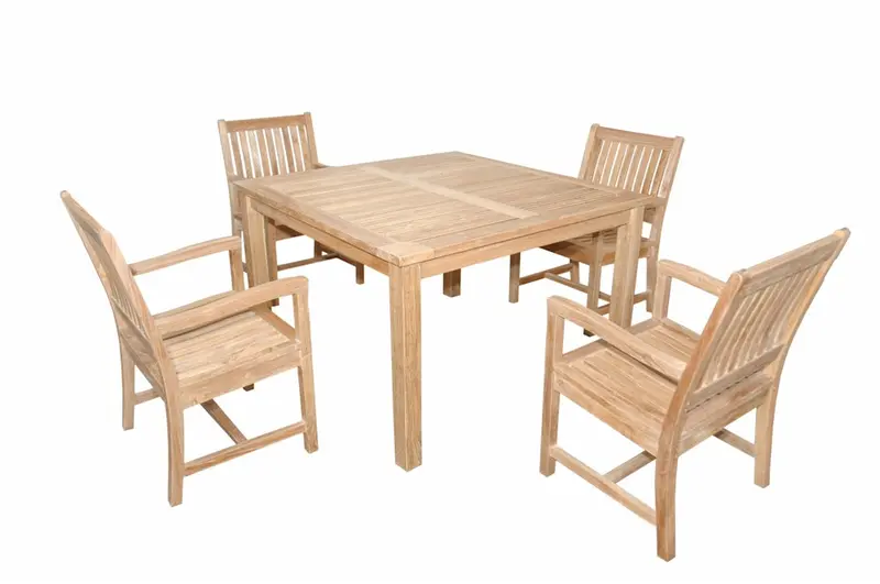 Windsor Rialto Armchair 5-Pieces Dining Set By Anderson Teak