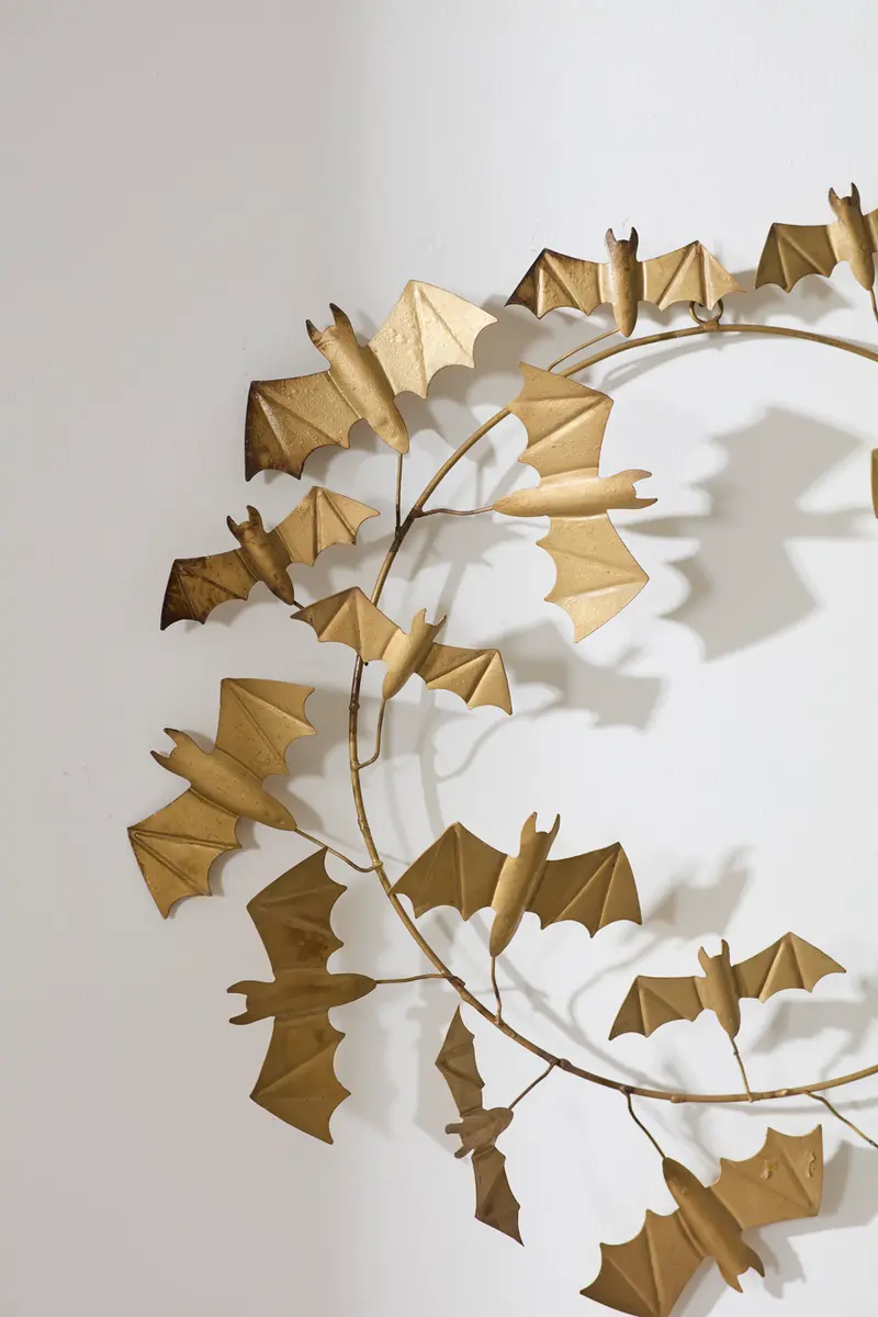 Winged Bat Wreath Set of 2 By Accent Decor