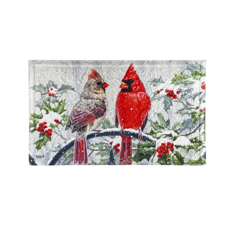 Winter Peace Embossed Floor Mat