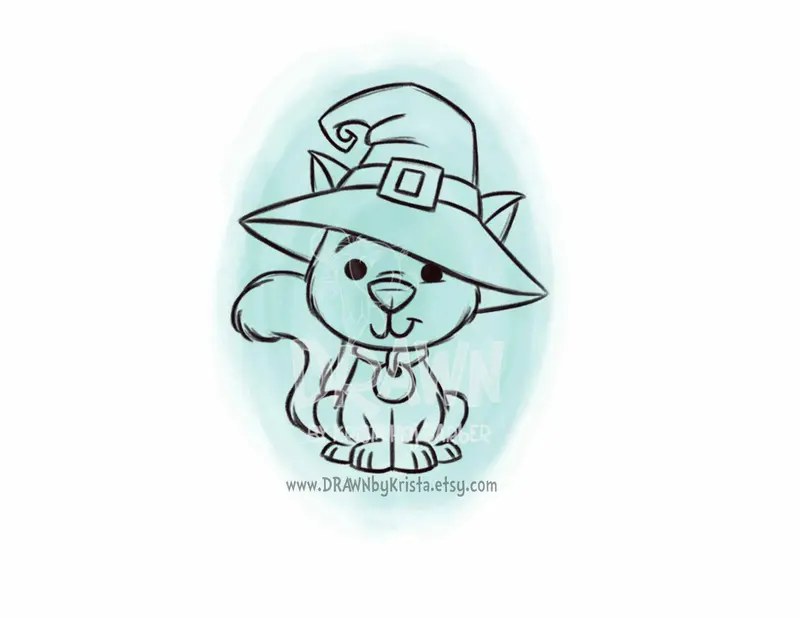 Witch Cat - Cookie Cutter