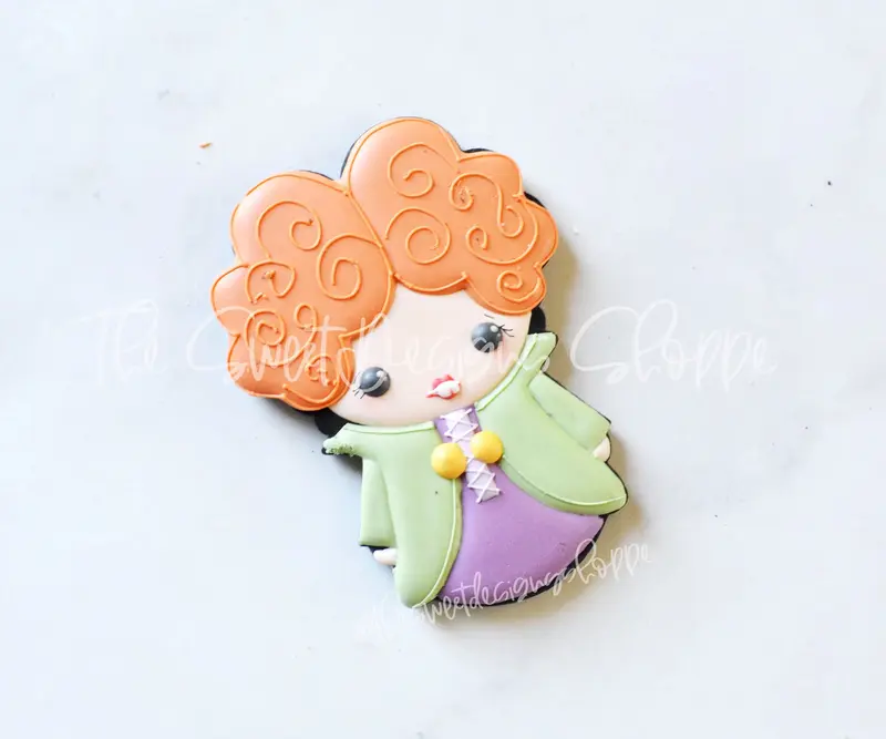 Wobbly Redhead Witch - Cookie Cutter