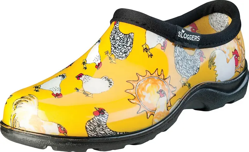 Women's Waterproof Garden Shoe, Chicken Daffodil Yellow, Size 9 (A) - Deal of The Week