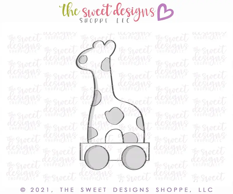 Wood Giraffe - Cookie Cutter
