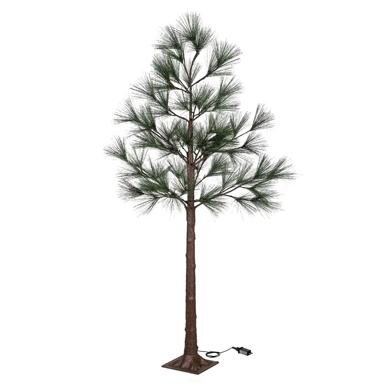 Woodland Storybook Tree Pine Indoor/Outdoor LED Artificial Tree, 72"H
