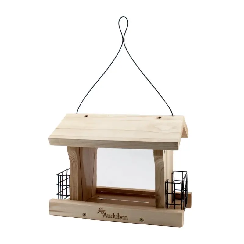 Woodlink Audubon Wild Bird 5 lb Cedar Ranch Double Suet Bird Feeder 4 ports - Open Box