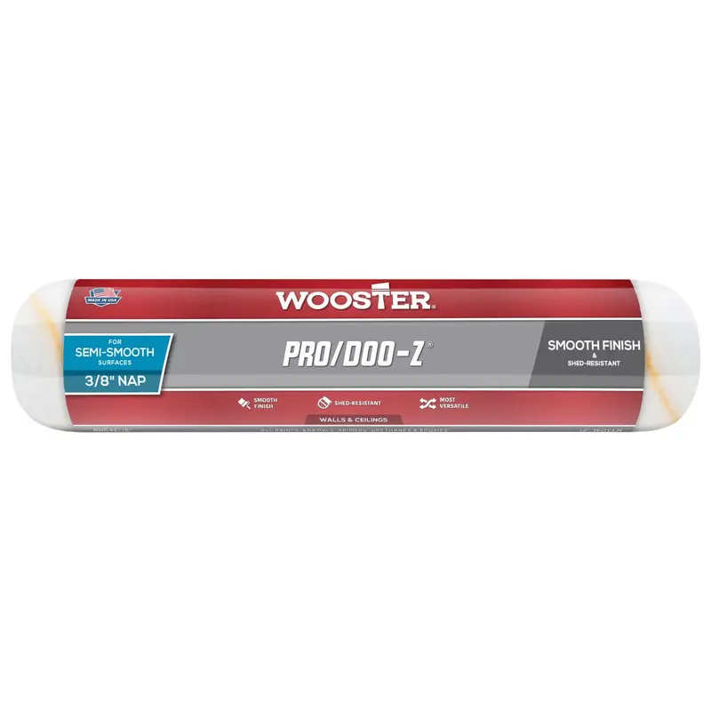 Wooster Pro/Doo-Z Fabric 3/8 in. x 12 in. W Regular Paint Roller Cover 1 pk - Deal of The Week