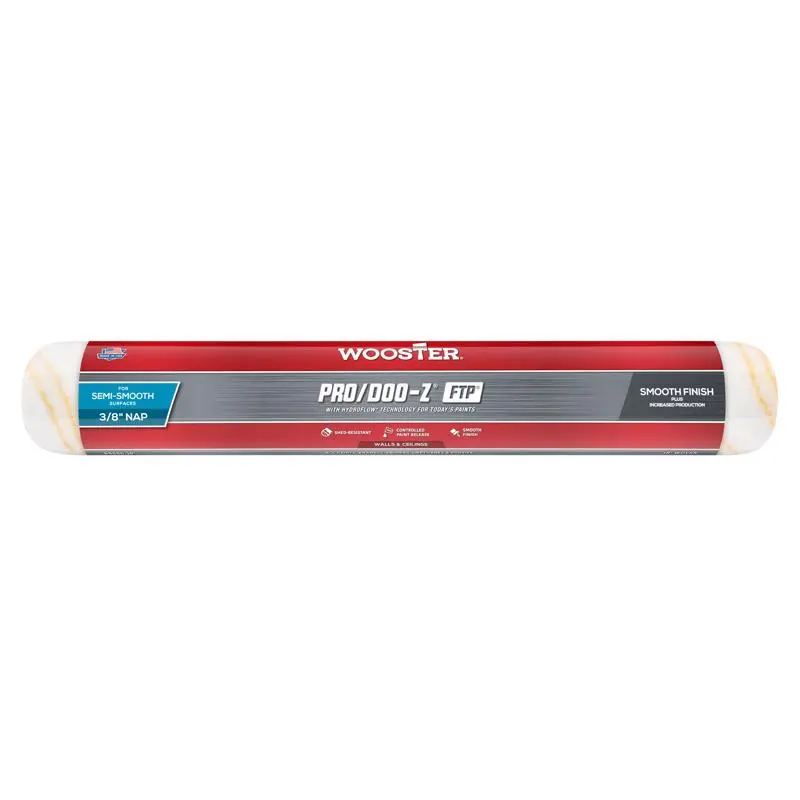 Wooster Pro/Doo-Z FTP Synthetic Blend 18 in. W X 3/8 in. Paint Roller Cover 1 pk - Deal of The Week