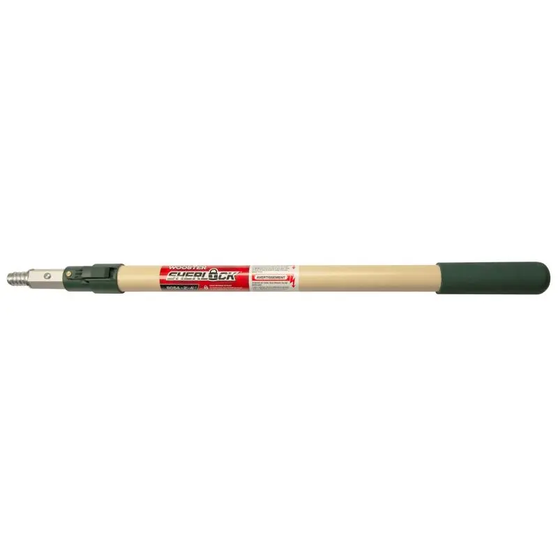 Wooster Sherlock Telescoping 4 ft. L X 1.5 in. D Aluminum/Fiberglass Extension Pole Beige/Green - Deal of The Week