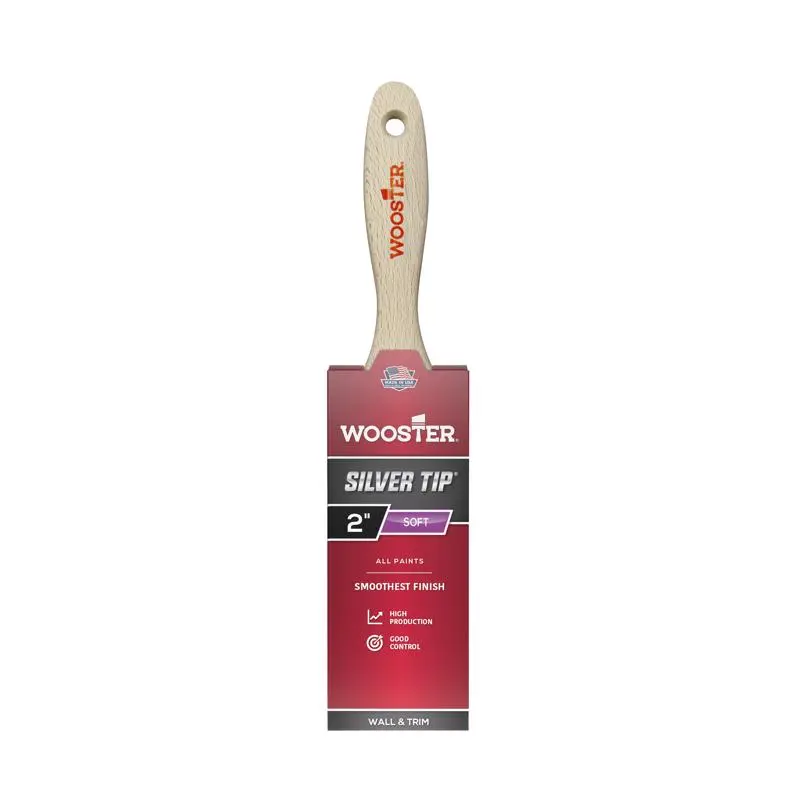 Wooster Silver Tip 2 in. Soft Flat Paint Brush - Deal of The Week
