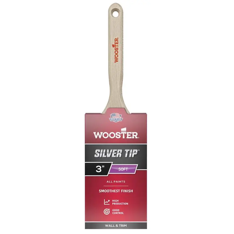 Wooster Silver Tip 3 in. Soft Flat Paint Brush - Open Box