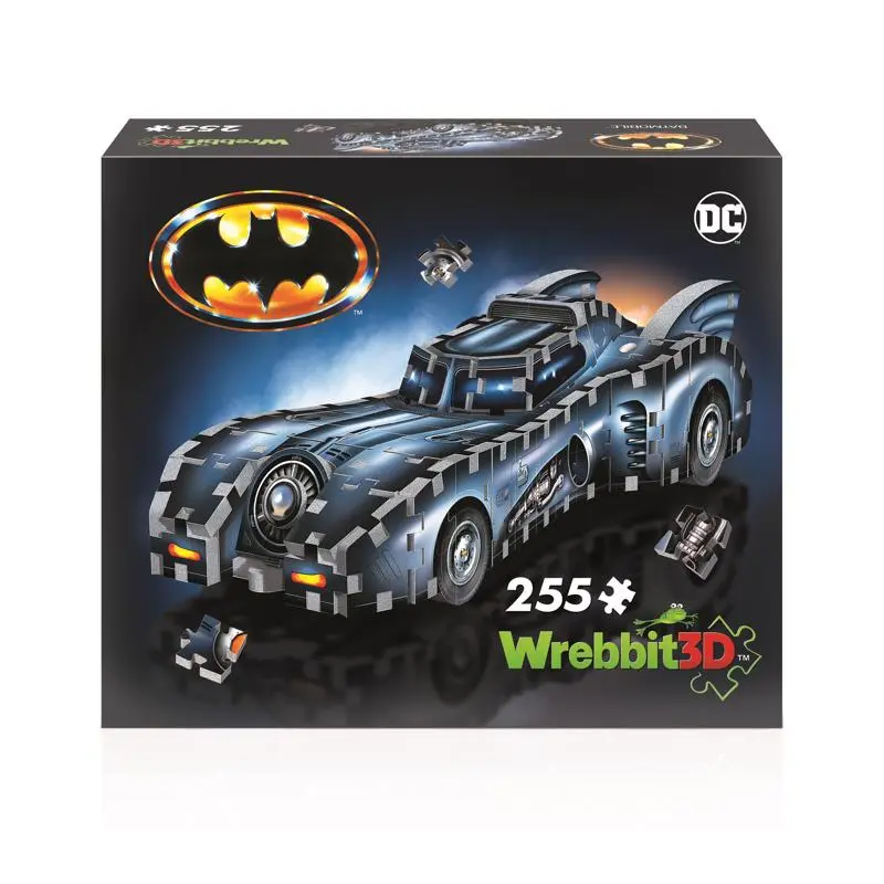 Wrebbit3D Batmobile 3D Jigsaw Puzzle Blue 255 pc - Open Box