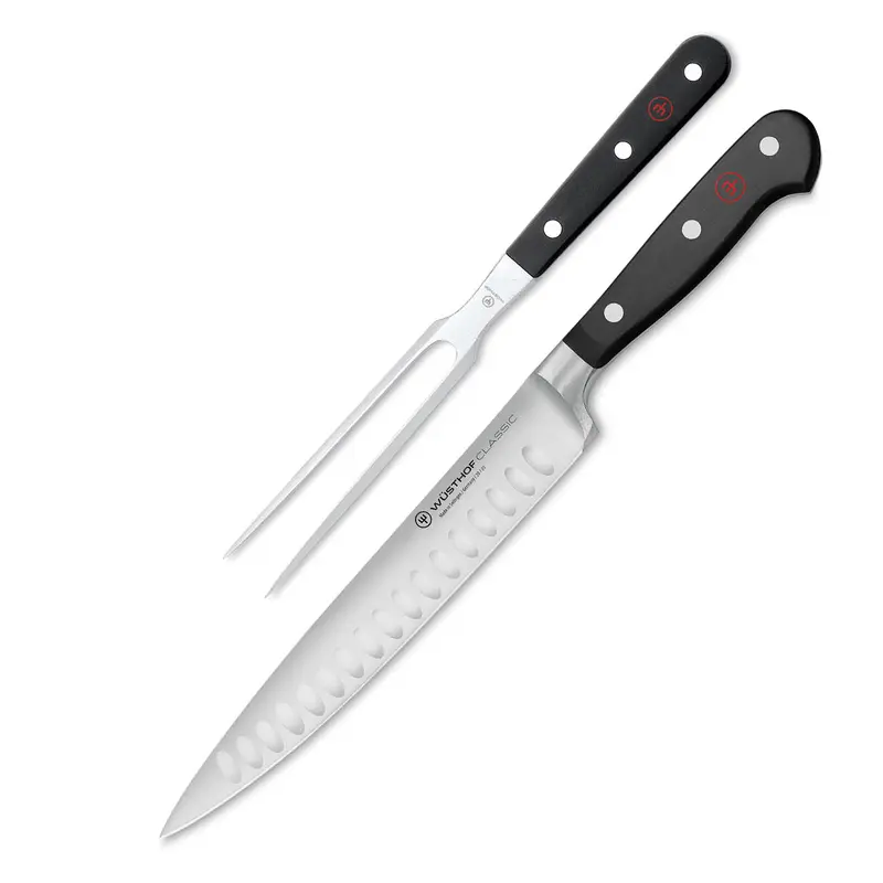 Wusthof Classic 2-Piece Carving Set, Hollow Edge