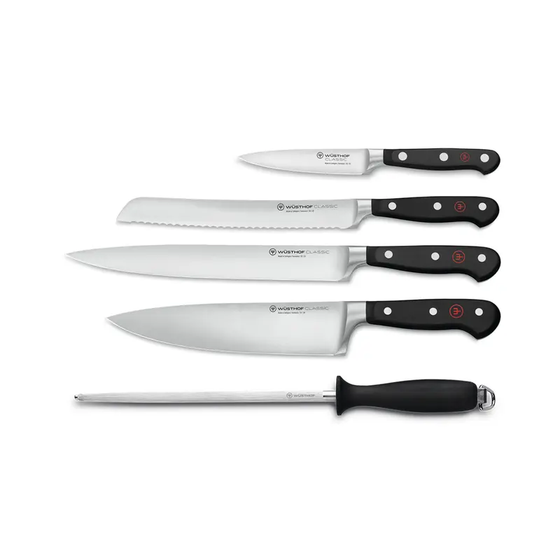 Wusthof Classic Five Piece Chef'S Knife Set