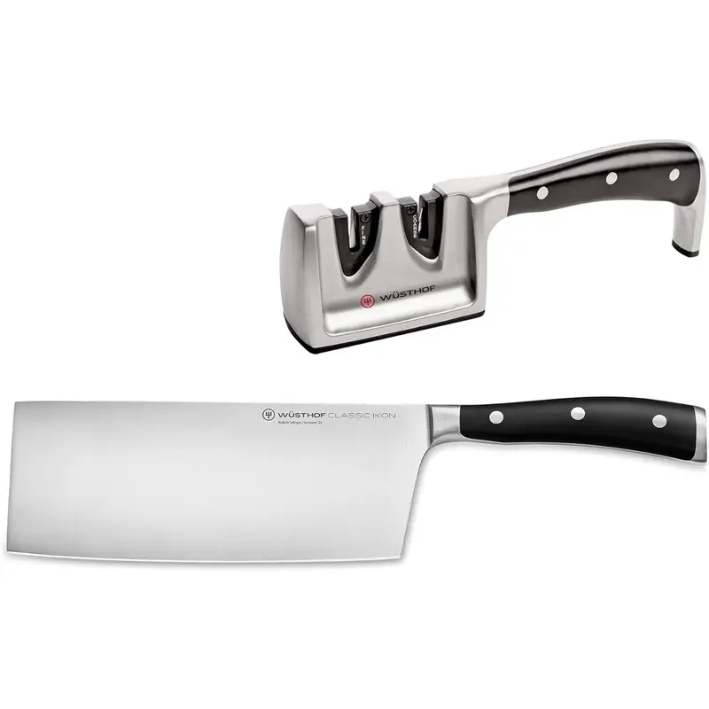 Wusthof Classic Ikon Two Piece Chinese Chef'S Set