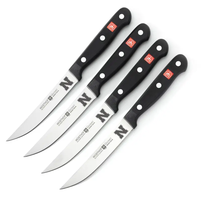 Wusthof Gourmet 4 Pc. Nebraska Steak Knife Set
