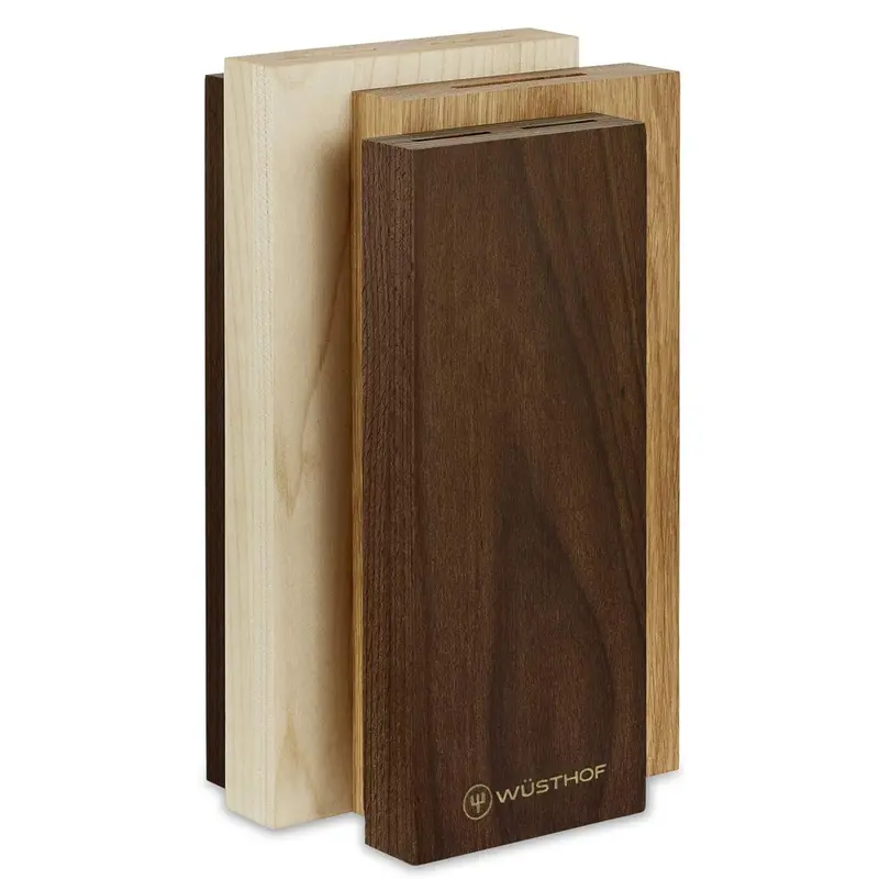 Wusthof Knife Storage 6-Slot Knife Block, Maple, Oak, & Heat Treated Beech - Crafter