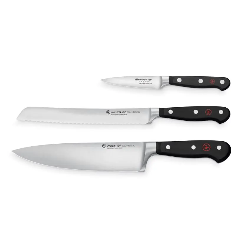 WUSTHOF Stainless Steel Knife Set 3 pc