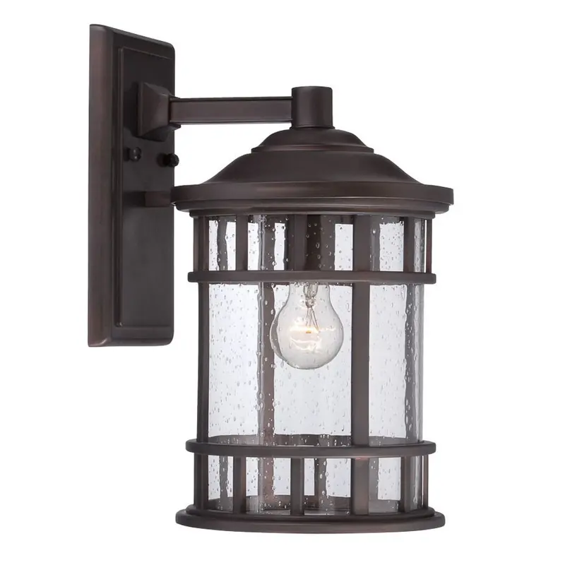 XL Antique Bronze Canister Wall Light By Homeroots
