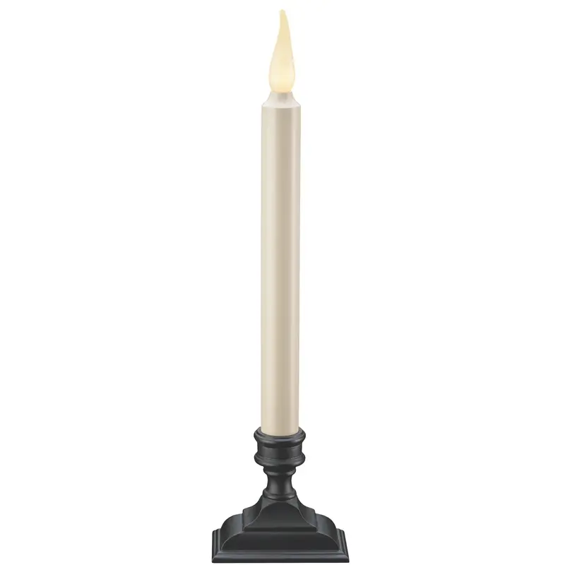 Xodus Innovations Affinity LED Aged Bronze Taper Warm Flame Candle 12.63 in.