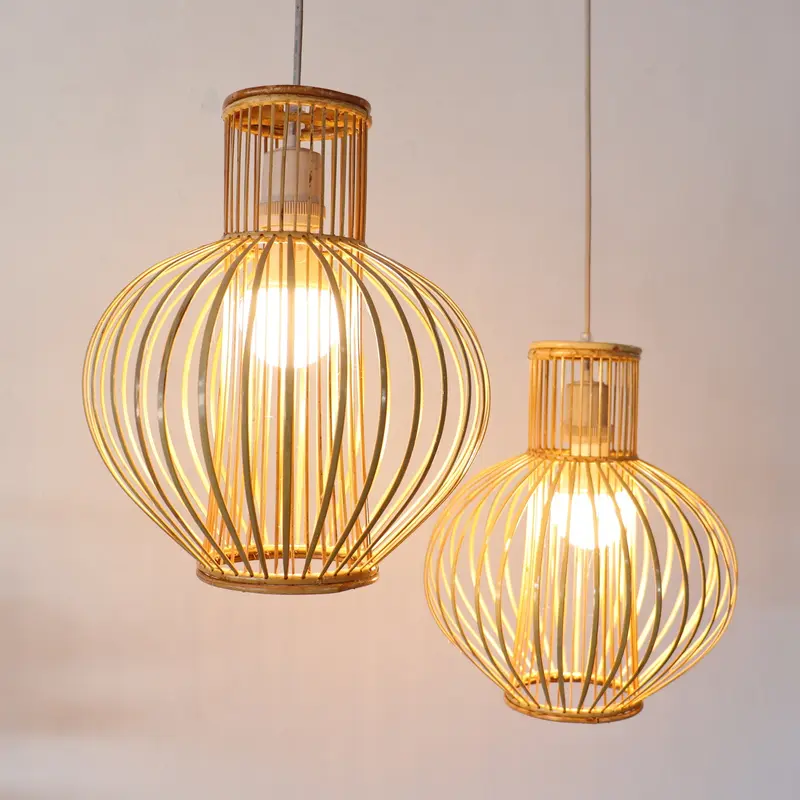 Yai Mai - Rattan And Bamboo Pendant Light Shade By Thaihome