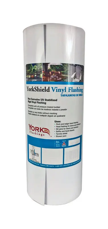 York White Vinyl Flashing 600 in. L x 18 in. W - Deal of The Week