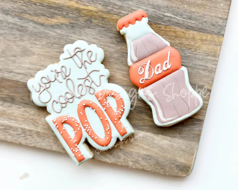 You're the coolest POP Cookie Cutter Set - Set of 2 - Cookie Cutters